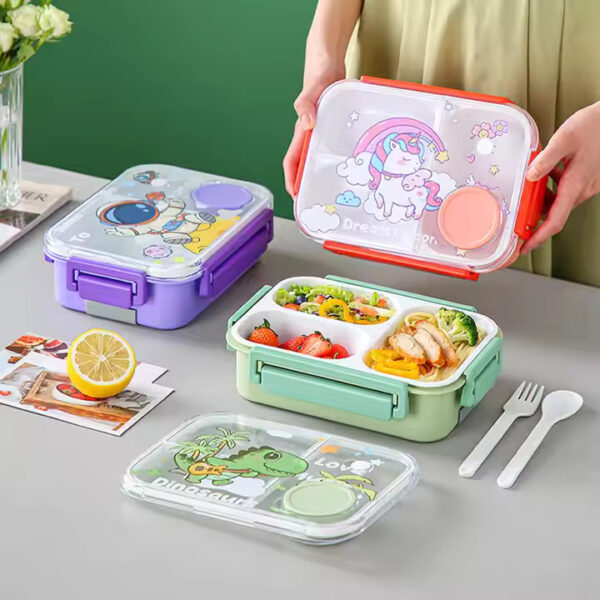Cartoon Plastic Lunch Box