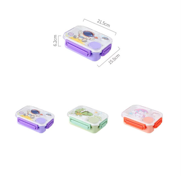 Cartoon Plastic Lunch Box