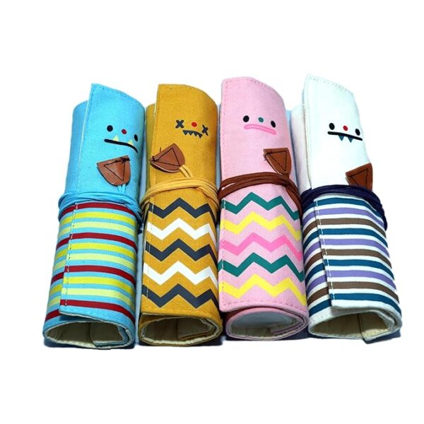 Kids multi-compartment cartoon pencil bag