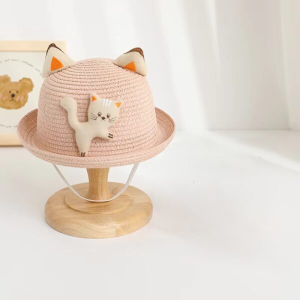 Cat design sun hat
