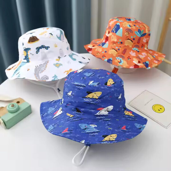 Animal print sun hat