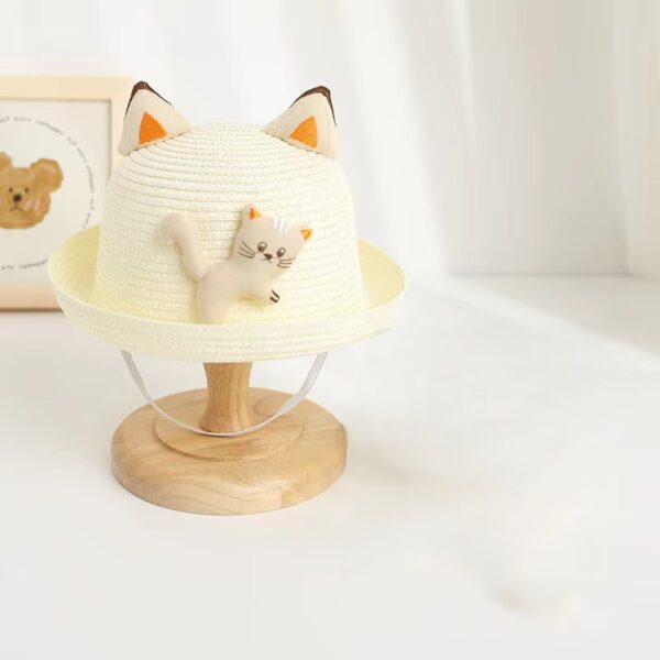Cat design sun hat