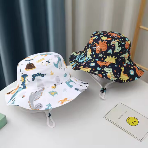 Animal print sun hat