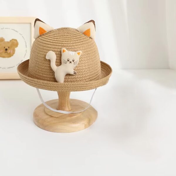 Cat design sun hat