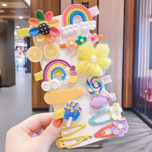 Kid’s Cute 14-piece Hair Clips Set