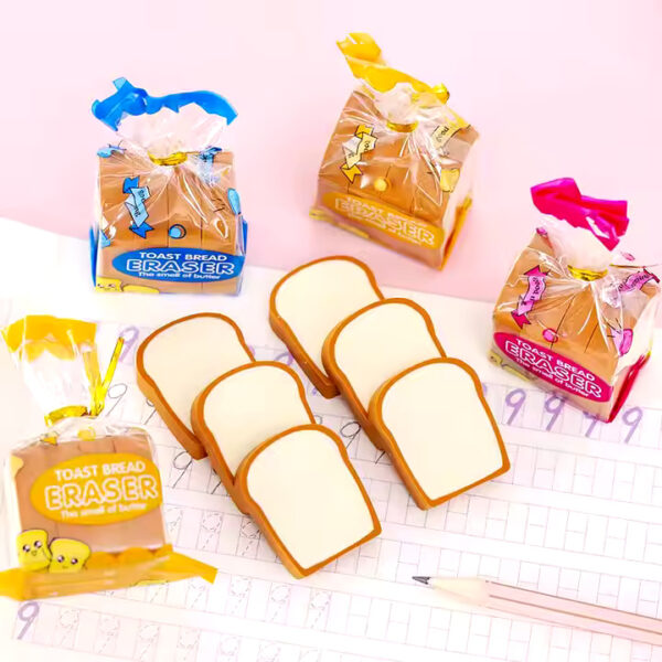 Bread Eraser Set
