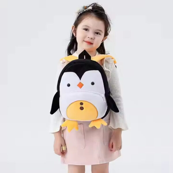 Kids cute plush animal backpack