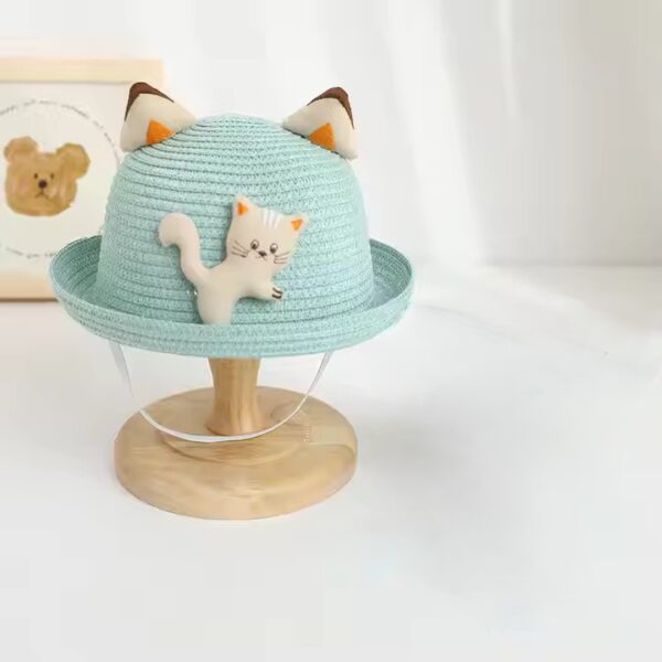 Cat design sun hat